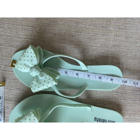 MINI HELISHA Bow Harmonic Flip Flops Sandals turquoise US 8 - Picture 2 of 4